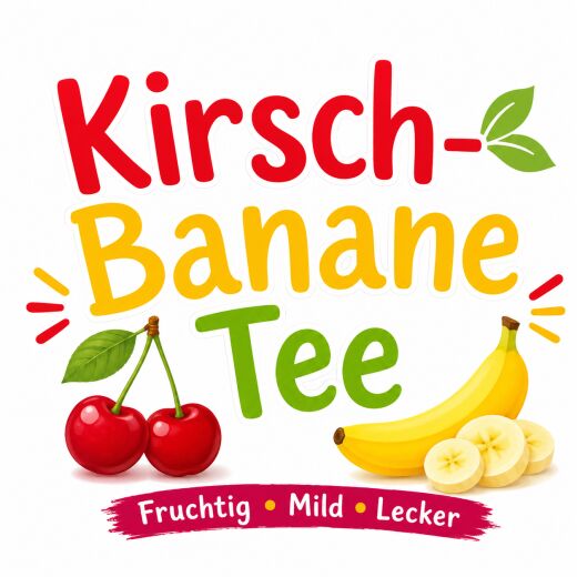 Kirsch-Banane Früchtetee 10 Kannenbeutel