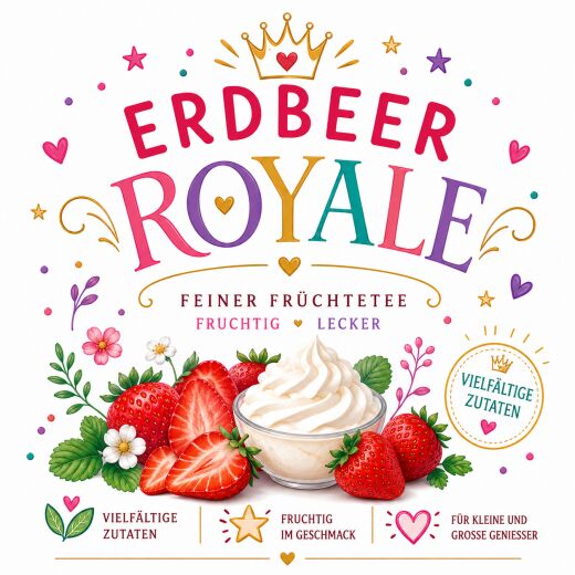 Früchtetee-Erdbeer-Royale 10 X 10 Liter