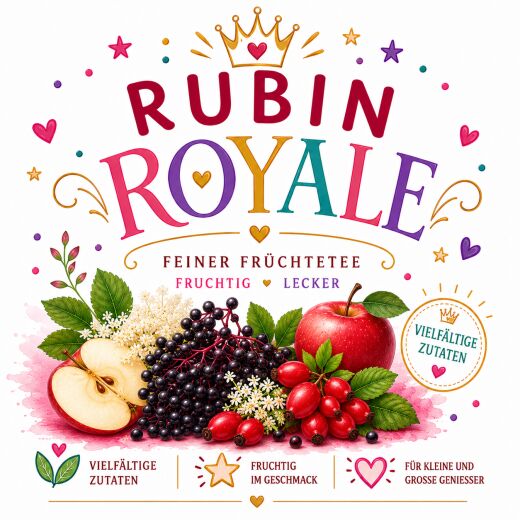 Früchtetee-Rubin-Royale 5 X 5 Liter