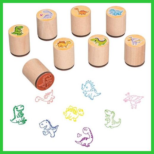 Stempelset Dinosaurier (8 Stempel)